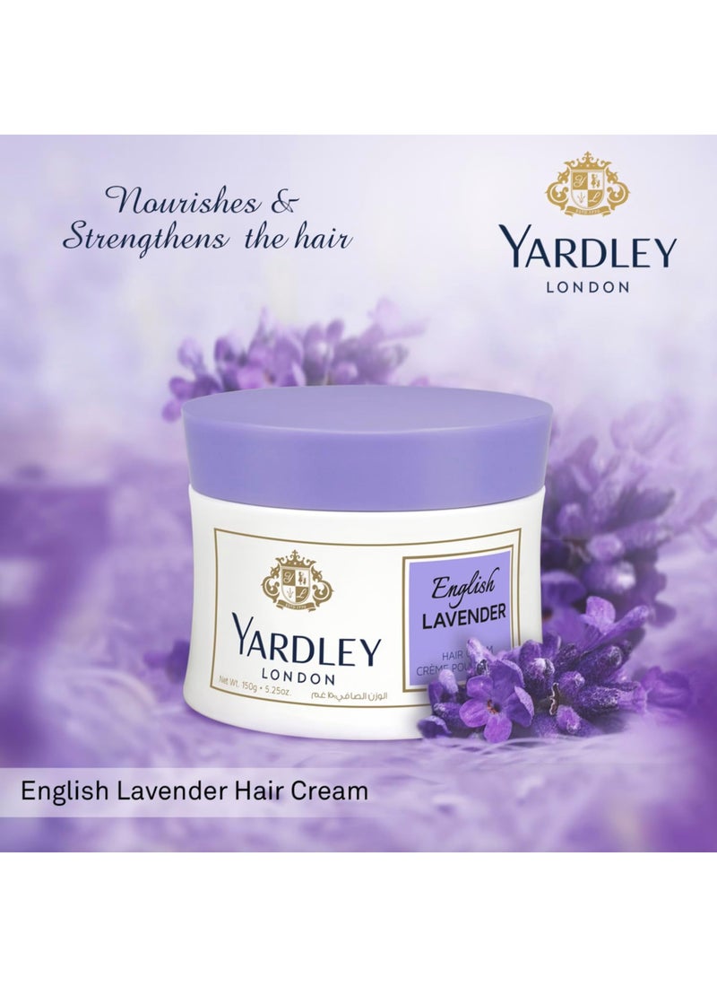 ياردلي كريم الشعر لندن باللافندر الإنجليزي 150جرام - Image 3