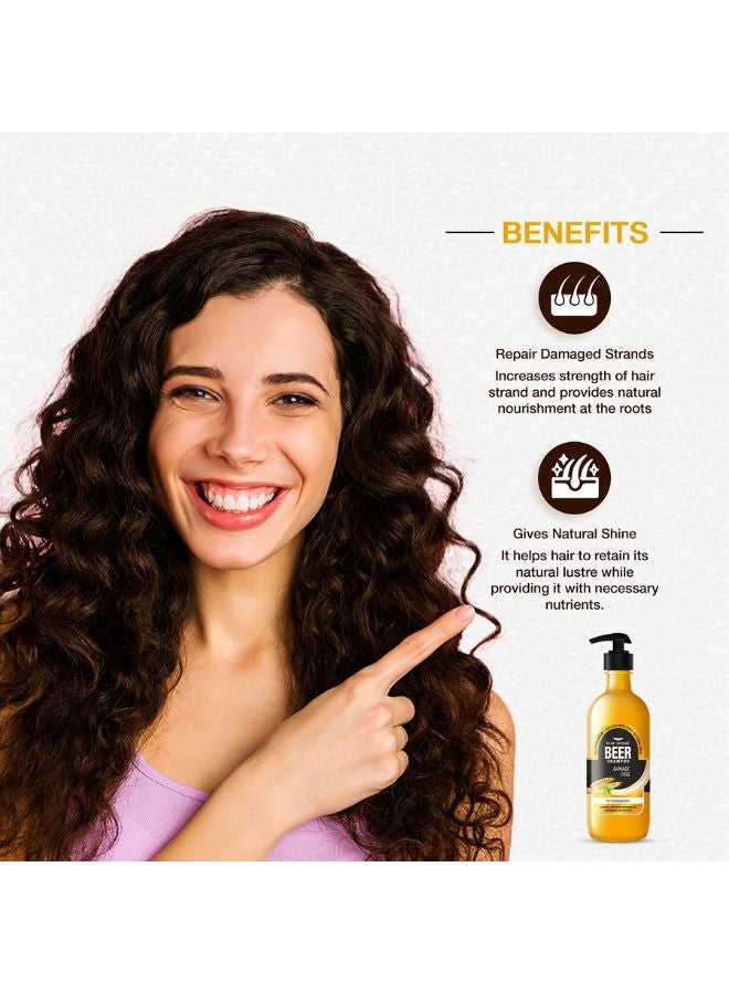 Park Avenue Beer Shampoo For Damage Free Hair 180ml  - Image 4