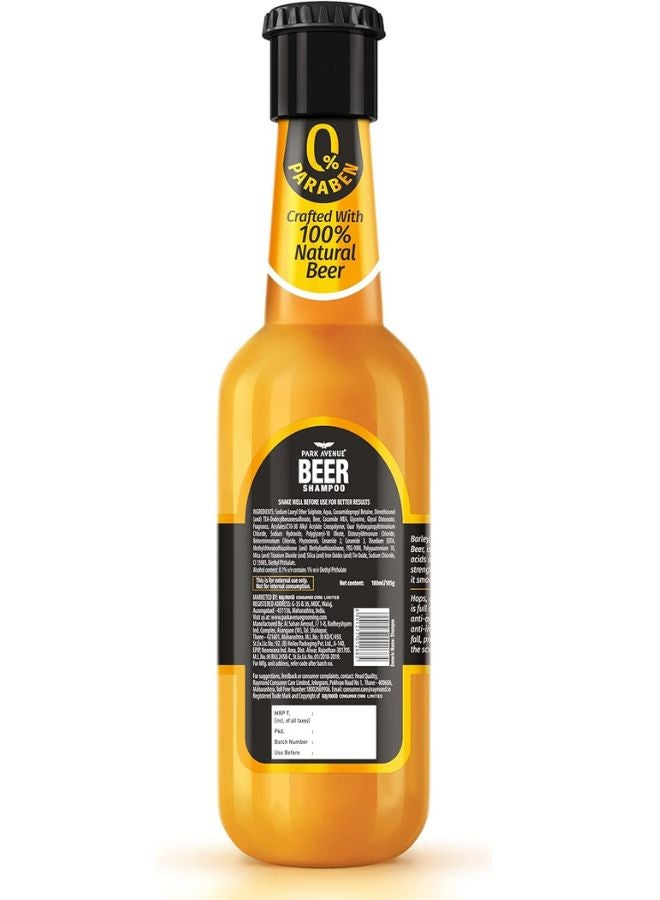 Park Avenue Beer Shampoo For Damage Free Hair 180ml  - Image 2