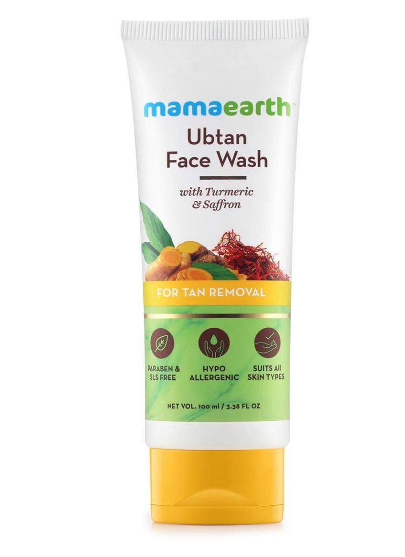 Mamaearth - Ubtan Face Wash For Tan Removal 100ml - Image 1