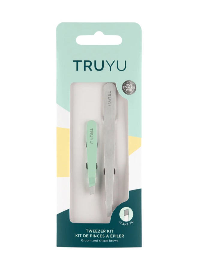 QVS Slant Tip Tweezer Multicolor  - Image 1