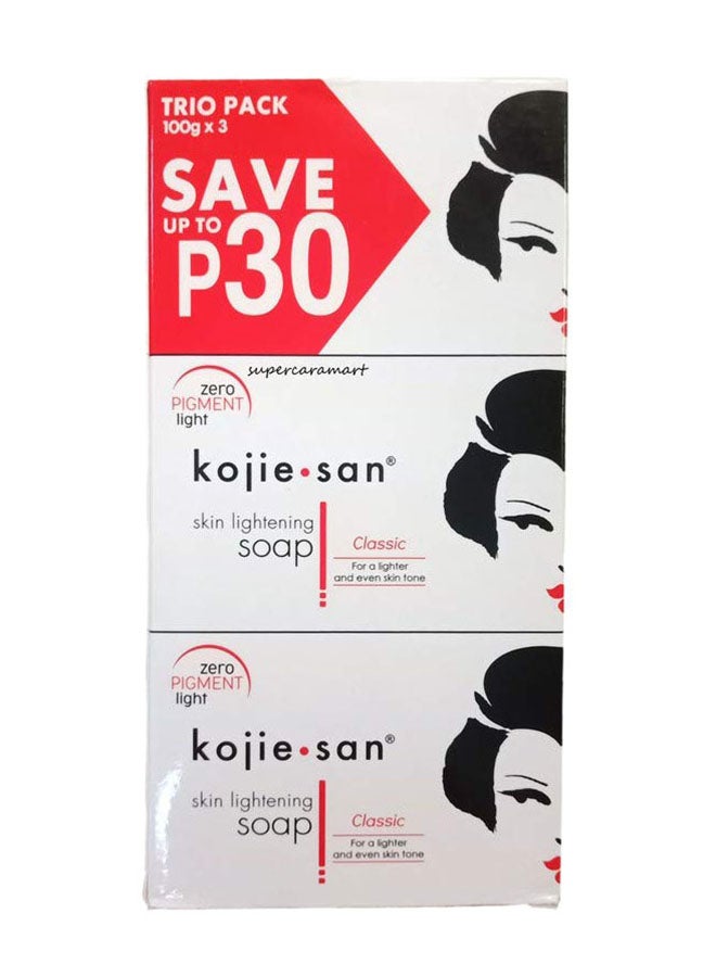 بيفي بيوتي إيلمنتس صابون تفتيح البشرة كوجي سان عبوة من 3 قطع 3 x 100جرام  - Image 1