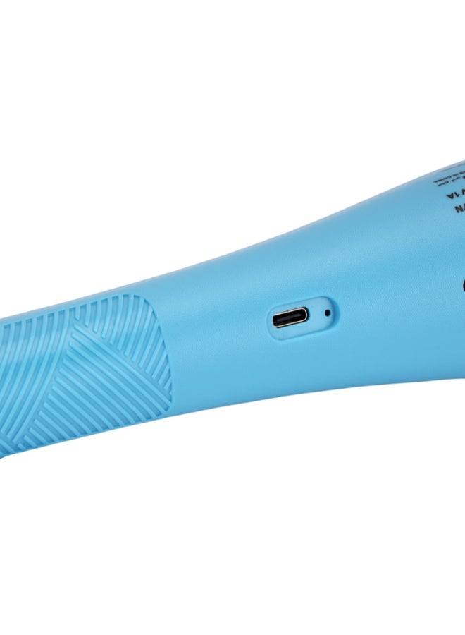KRYPTON - Rechargeable LED Flashlight, High Power LED, 18 Hours Working Time, Type C Charging, 1200 mAh Lithium Battery Blue - Image 1