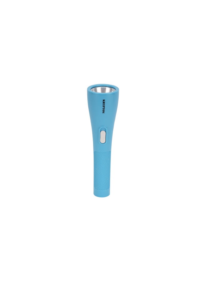 KRYPTON - Rechargeable LED Flashlight, High Power LED, 18 Hours Working Time, Type C Charging, 1200 mAh Lithium Battery Blue - Image 1