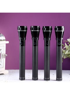KRYPTON 4-In-1 Waterproof Flash Light For Camping Hiking Trekking Black  - Image 3