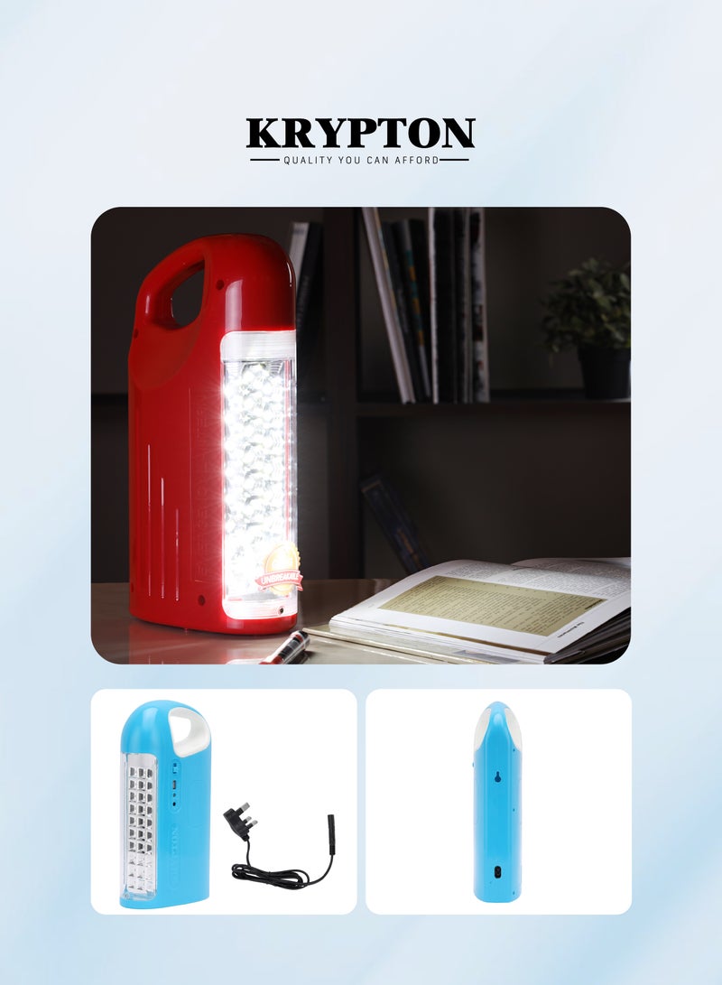 KRYPTON Rechargeable LED Lantern – 24 High Power LEDs, Solar & USB Charging, 6V Battery, 8–25 Hours Backup, Emergency Light with Overcharge Protection, Portable Indoor & Outdoor Camping Lantern Assorted - Image 5