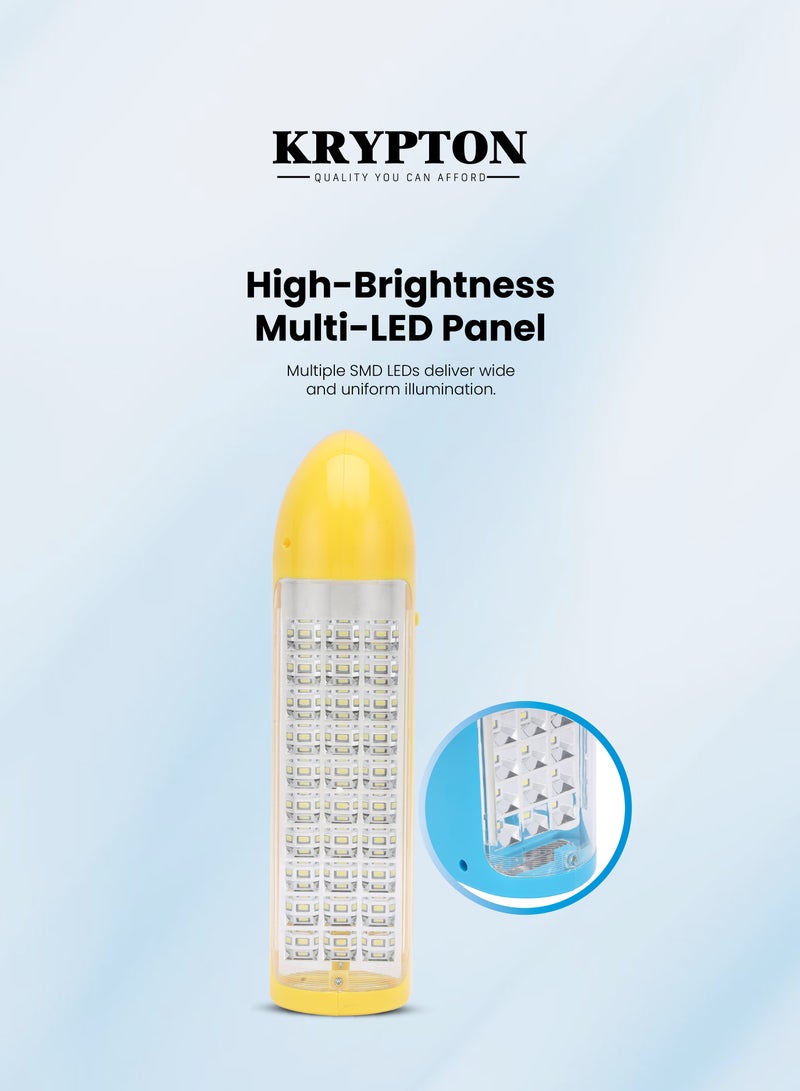 KRYPTON Rechargeable LED Lantern – 24 High Power LEDs, Solar & USB Charging, 6V Battery, 8–25 Hours Backup, Emergency Light with Overcharge Protection, Portable Indoor & Outdoor Camping Lantern Assorted - Image 4