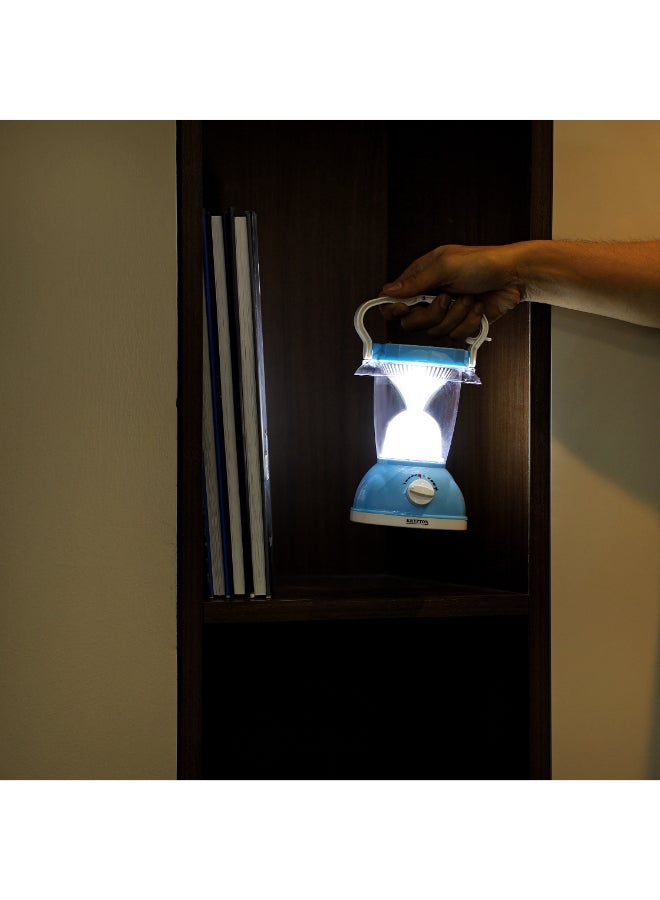 KRYPTON - Rechargeable LED Emergency Light With Light Dimmer Function White/Blue 17x10x12cm - Image 1