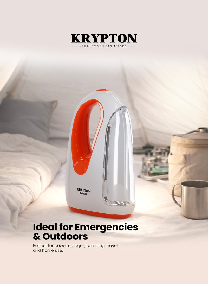 KRYPTON Portable Rechargeable Emergency Lantern with 31 High-Power LEDs, 10-Hour Runtime, Anti-Glare Light, Easy Carry Handle – Ideal for Camping & Power Outages - Image 5