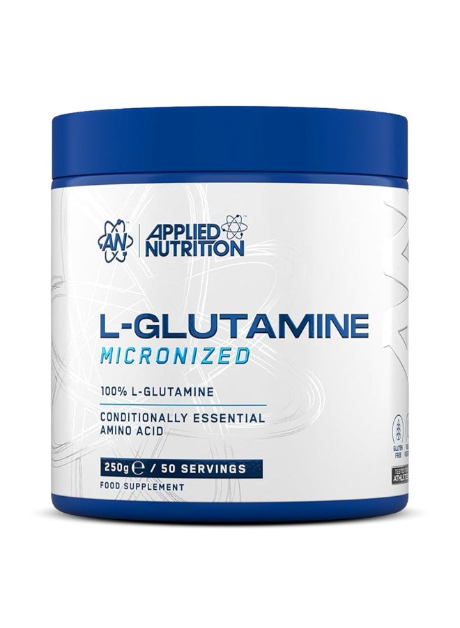 أبلايد نيوتريشن مسحوق إل-جلوتامين ميكرونيزد -50 حصة 250 جرام - Image 1