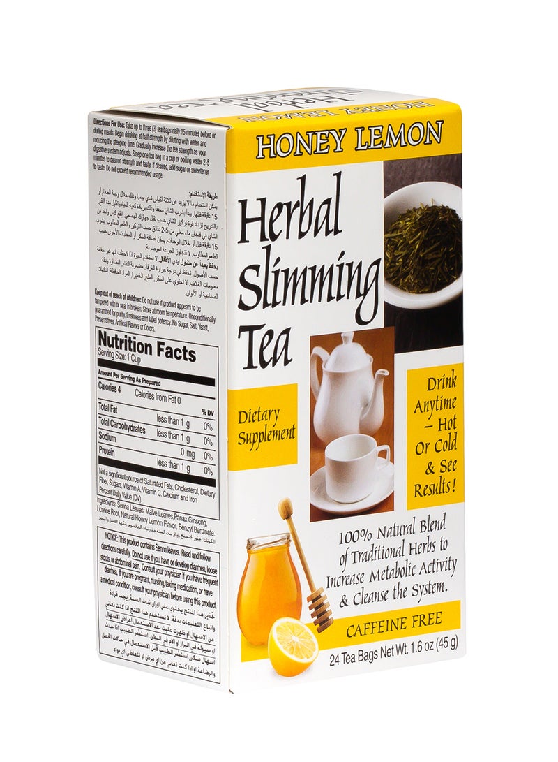 21st Century Herbal Slimming Honeylemon Tea 24 Tea Bags - Image 4