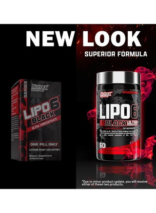 Ultra Concentration Lipo-6 Black Supplement - 60 Capsules - view 2
