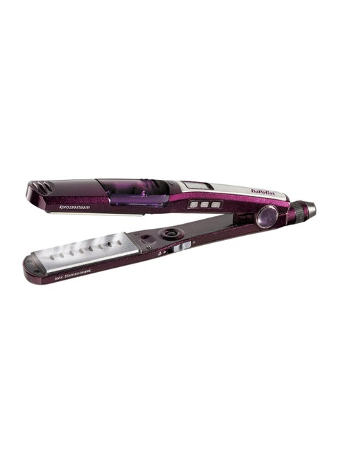Hair Straightener 6604E Le Pro Light 2000 Watts ST395E Pro 230 Steam Titanium Ceramic Wet And Dry Hair Straightener 230 Degrees Celsius Black/Silver/Purple