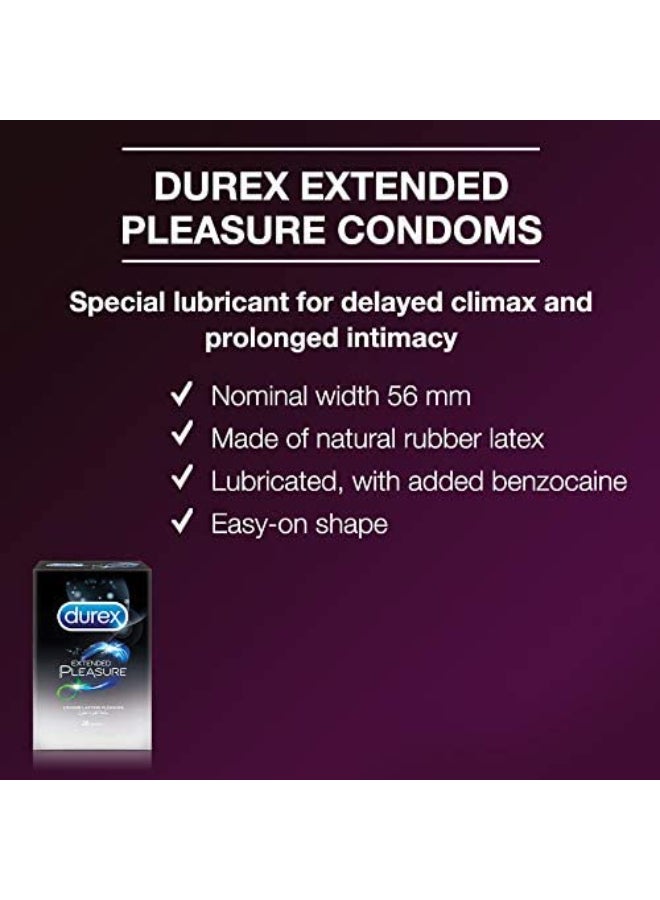 Extended Pleasure Condoms - pnsku/N25497580A/45/_/1739333786/0b575d75-dbdf-4c22-bed5-884de57a62c1