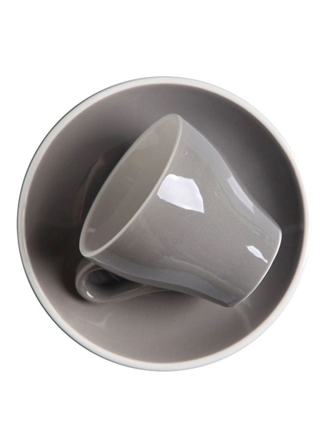 شاربدو فنجان بسطح ملون رمادي 8.5x6x6سم - Image 2