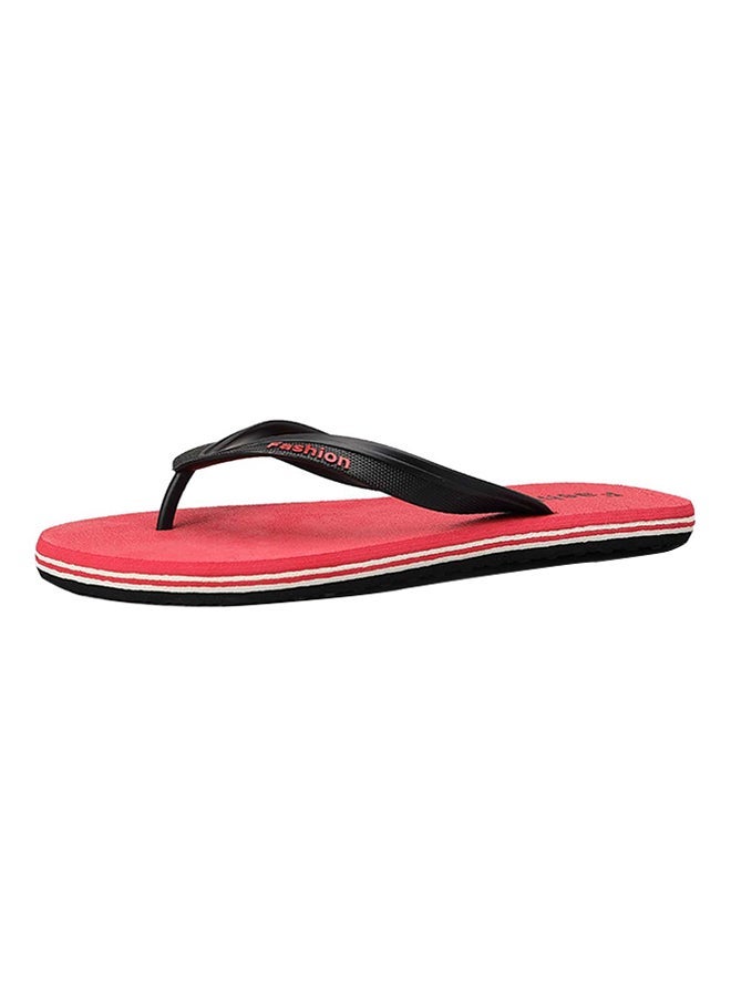Husk'sWare Flip Flops Beach Flat Sandal Red  - Image 1