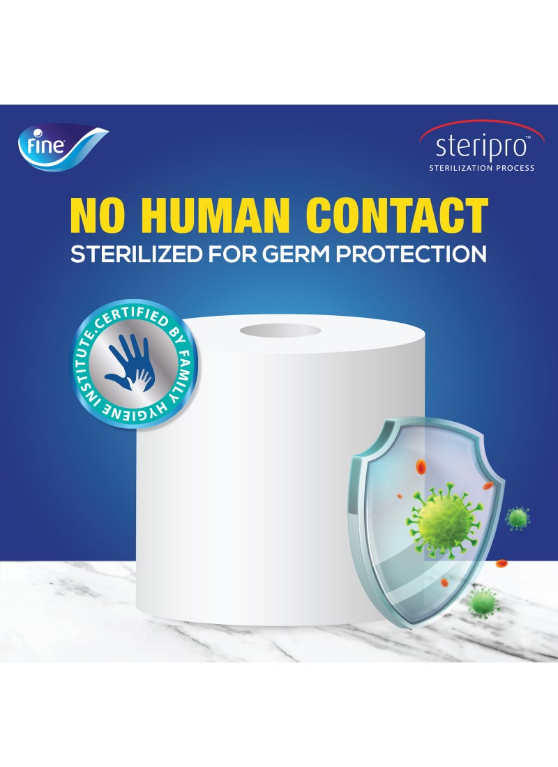 فاين فوط مطبخ معقمة ميجا رول، 1500 ورقة - Image 5