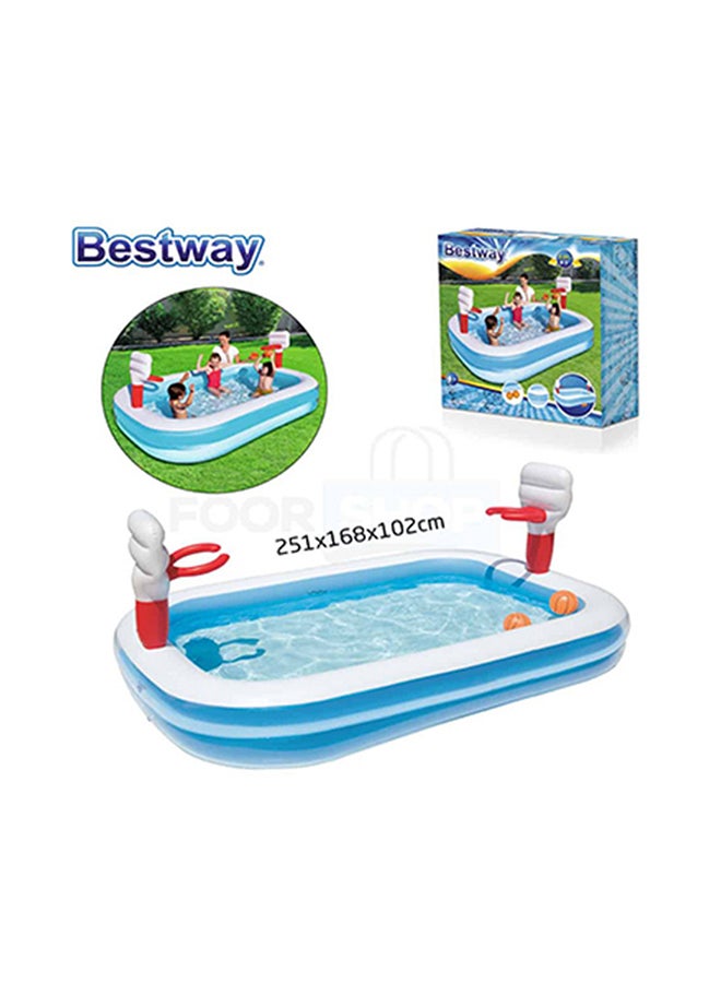 Bestway Basketball Play Pool 251x168x102cm 251x168x102cm  - Image 4
