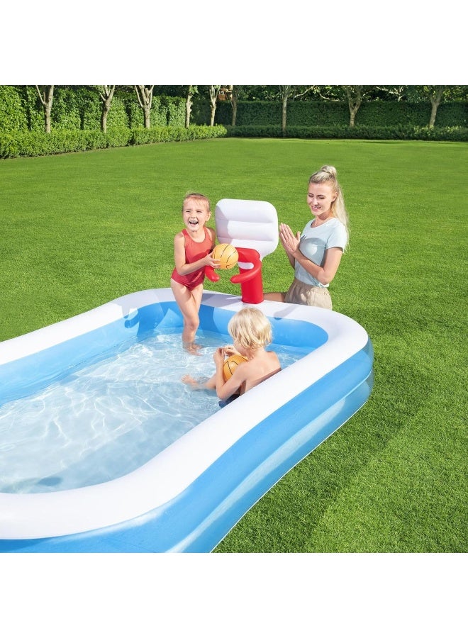Bestway Basketball Inflatable Play Pool 251x168x102cm  - Image 3