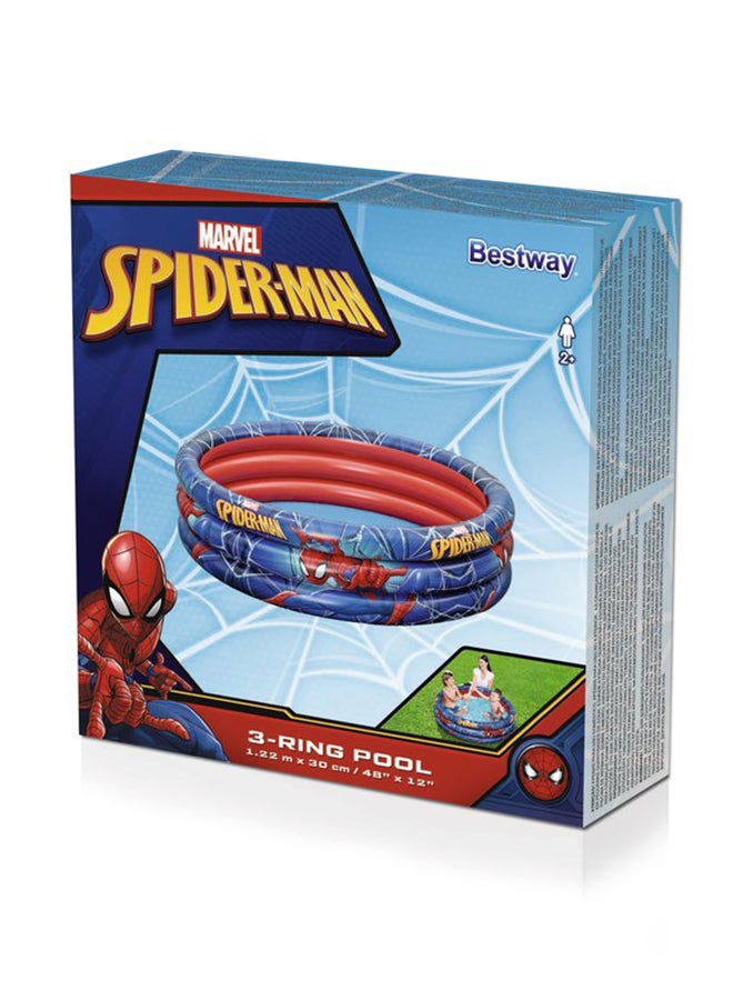 Bestway Spider-Man  3-Ring Pool 112x30cm - Image 1