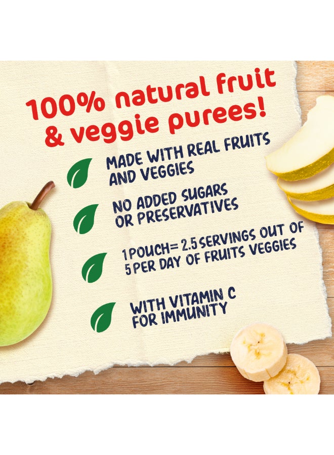 Cerelac - Cerelac Fruits Puree Pouch Banana Apple Pear Orange Baby Food 90grams - Image 1