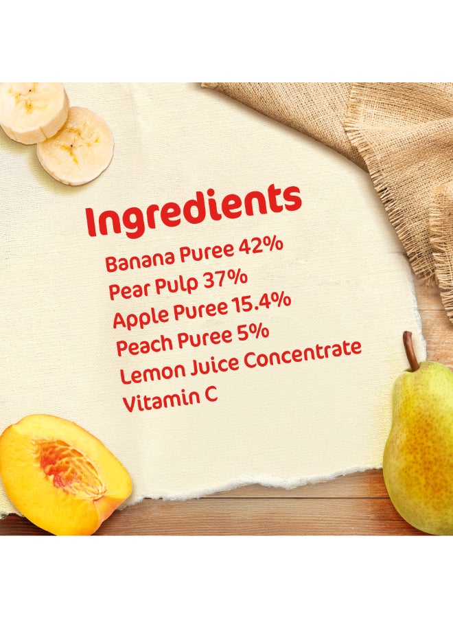 Cerelac - Cerelac Fruits Puree Pouch Banana Apple Pear Orange Baby Food 90grams - Image 1