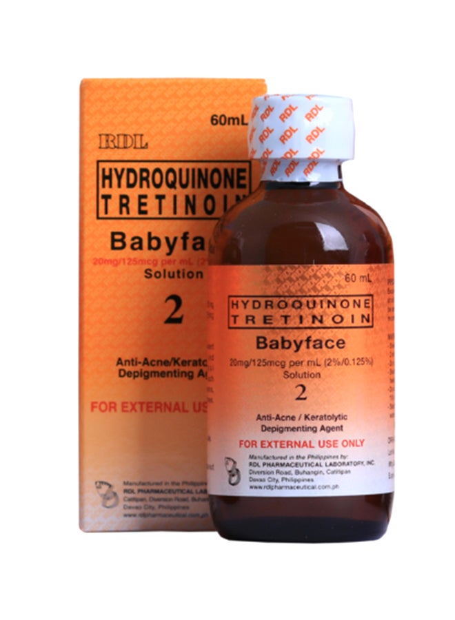 Babyface Astringent Hydroquinone Tretinoin Orange 60ml