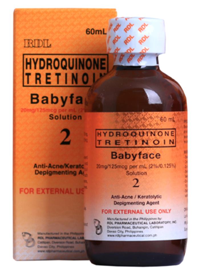 Babyface Astringent Hydroquinone Tretinoin Orange 60ml