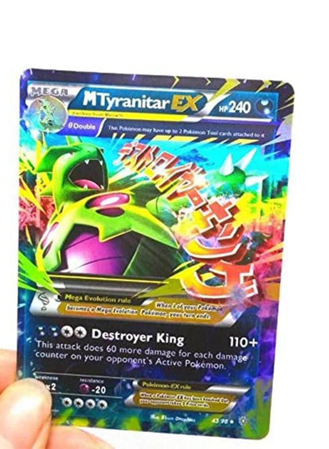 Pokemon 100-Piece EX GX Mega Trainer Energy Cards -Multicolour 5x5x12cm 5x5x12cm - Image 5