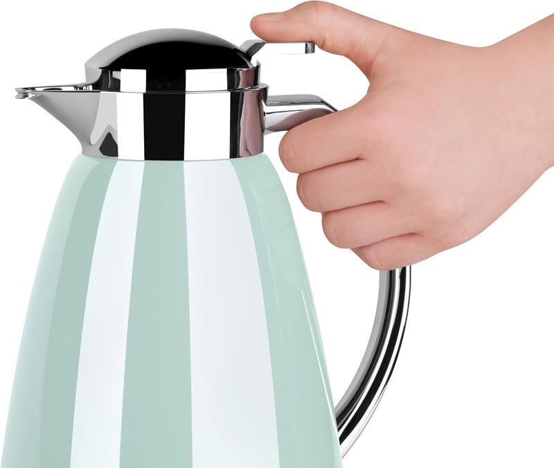 Emsa 1 L Campo Flask Quick Tip -Metal ABS Plastic, 1 Liter, Pastel Mint Pastel Mint/Silver - Image 3
