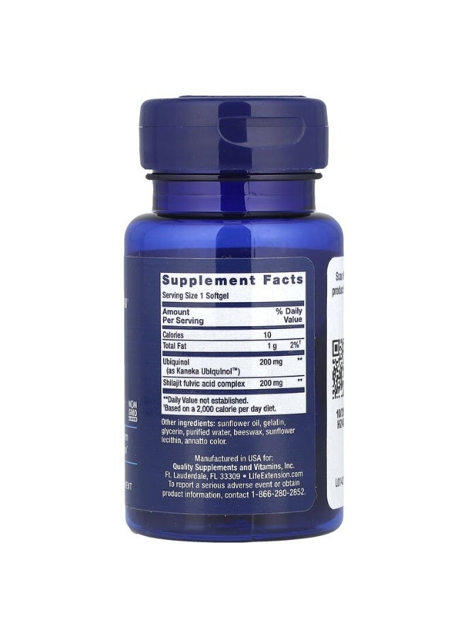 Life Extension Super Ubiquinol CoQ10 With Enhanced Mitochondrial Support Dietary Supplement 200mg - Image 2