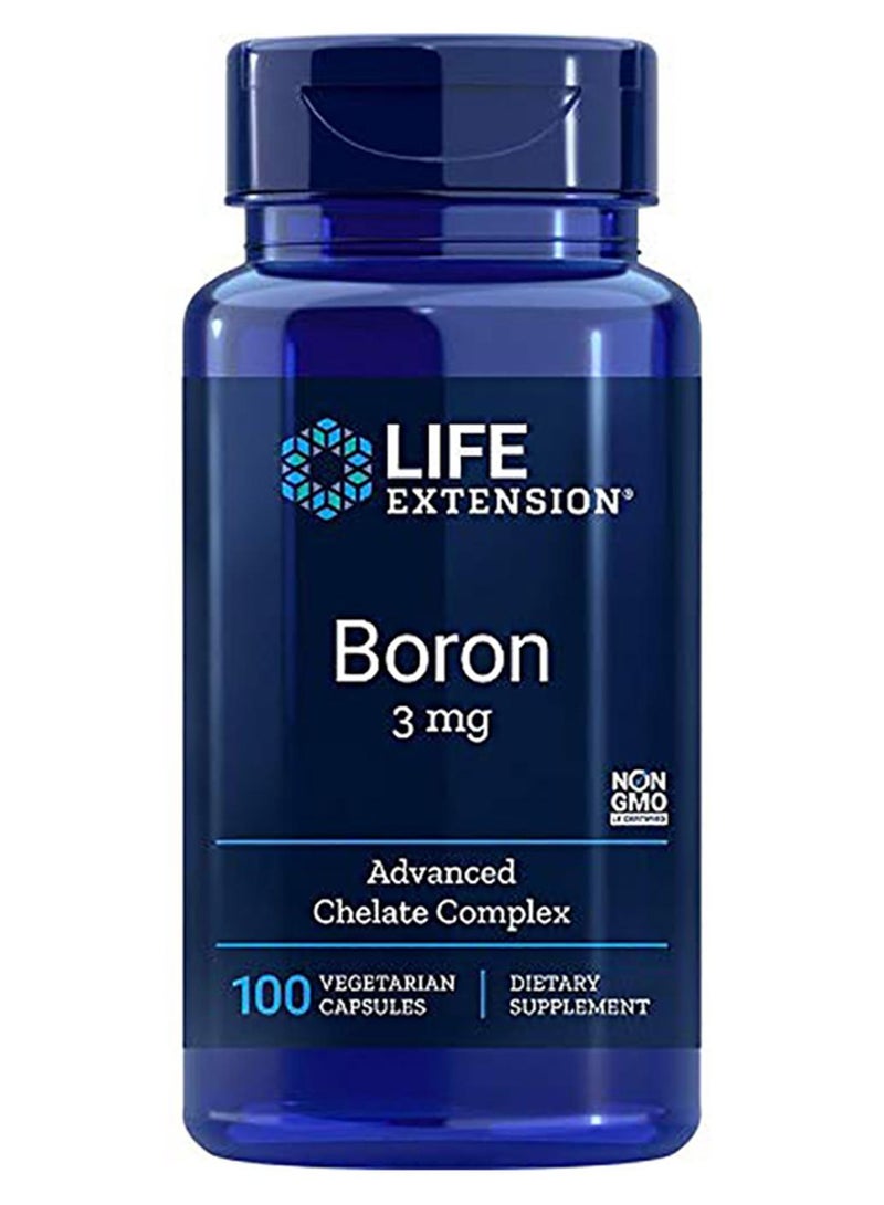 لايف إكستنشن 100 كبسولة من البورون النباتي، 3 ملجم - Image 1