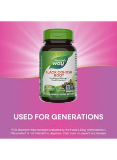 Nature's Way Black Cohosh Root, 100 Vegan Capsules Packaging May Vary  - Image 3
