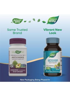 Nature's Way Artichoke Premium Extract, 60 Vegan Capsules Packaging May Vary  - Image 5