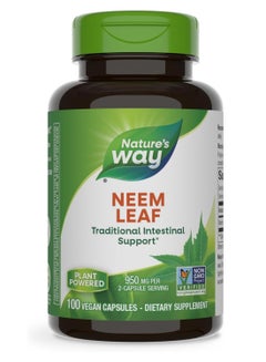 Nature's Way Neem Leaf Traditional Intestinal Support* 950mg - 100 Vegan Capsules Packaging may vary  - Image 1