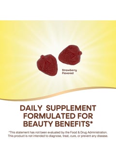 Nature's Way Advanced Beauty Formula Strawberry 60 Gummies  - Image 3