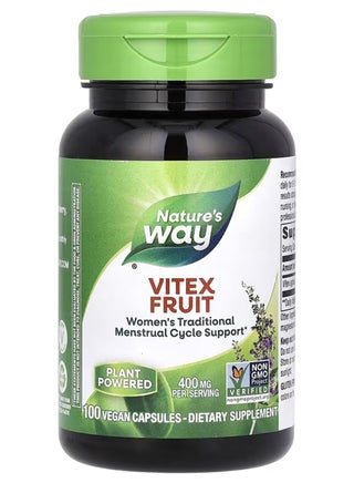 Vitex Fruit Dietary Supplement 100 Capsules - pnsku/N25753313A/45/_/1709892860/96a3bcd3-9676-4845-920c-aed22a653e84