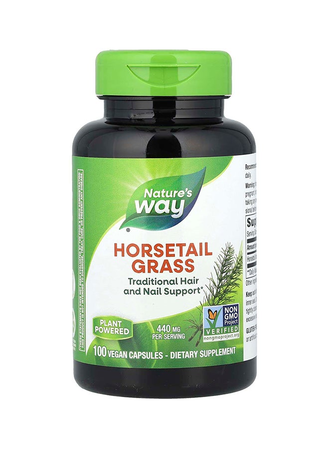 Nature's Way, Horsetail Grass, 440 mg, 100 Vegan Capsules - Image 1