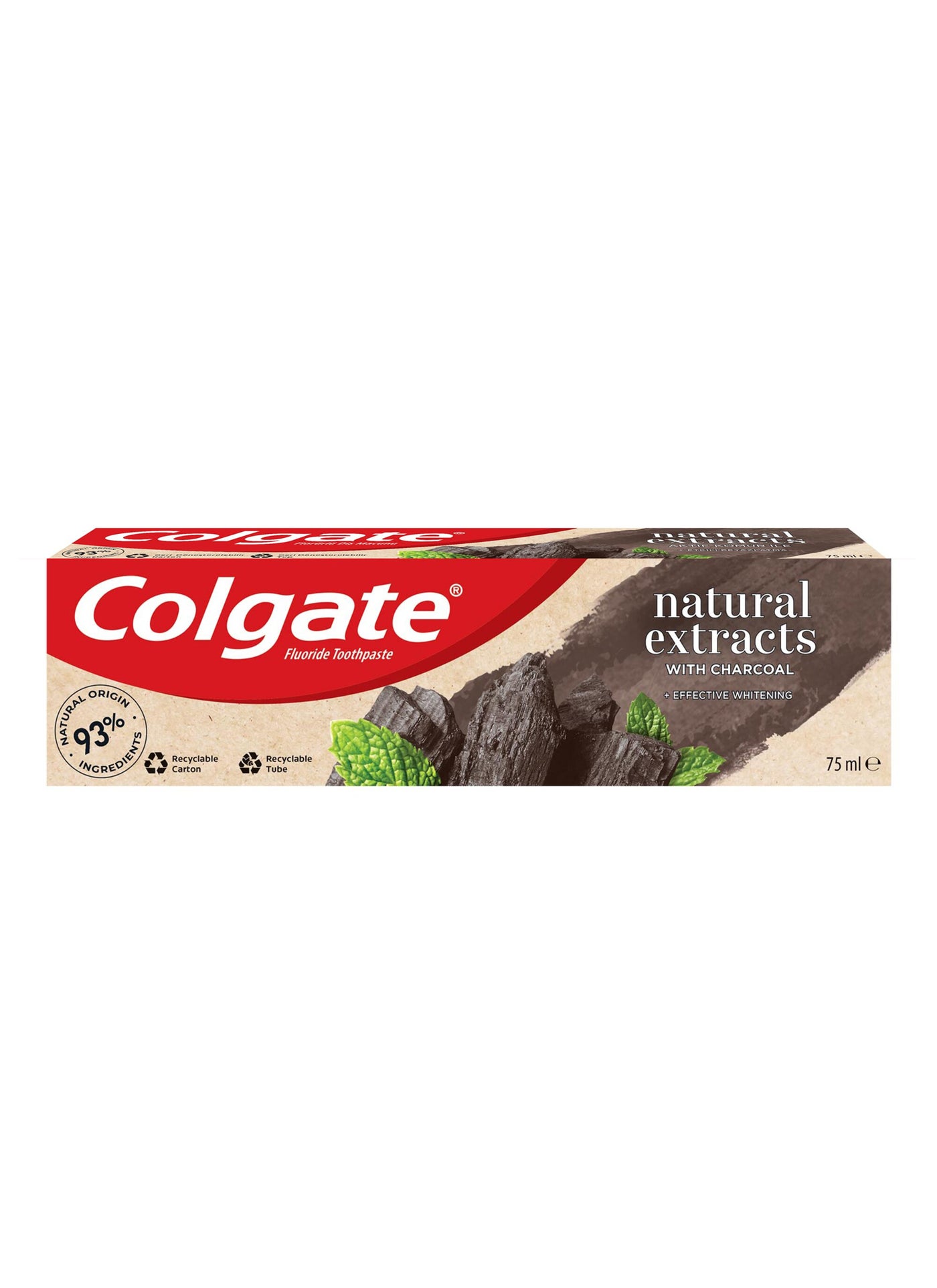 Colgate Natural Extracts Effective Whitening Charcoal Toothpaste 75ml