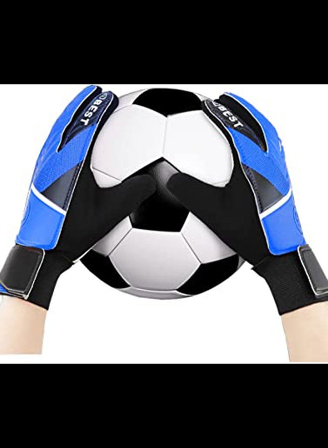 قفازات حارس مرمى للأطفال لحماية الأصابع من اللاتكس، قفازات لكرة القدم للمراهقين قابلة للتهوية رياضية 15سم - Image 2