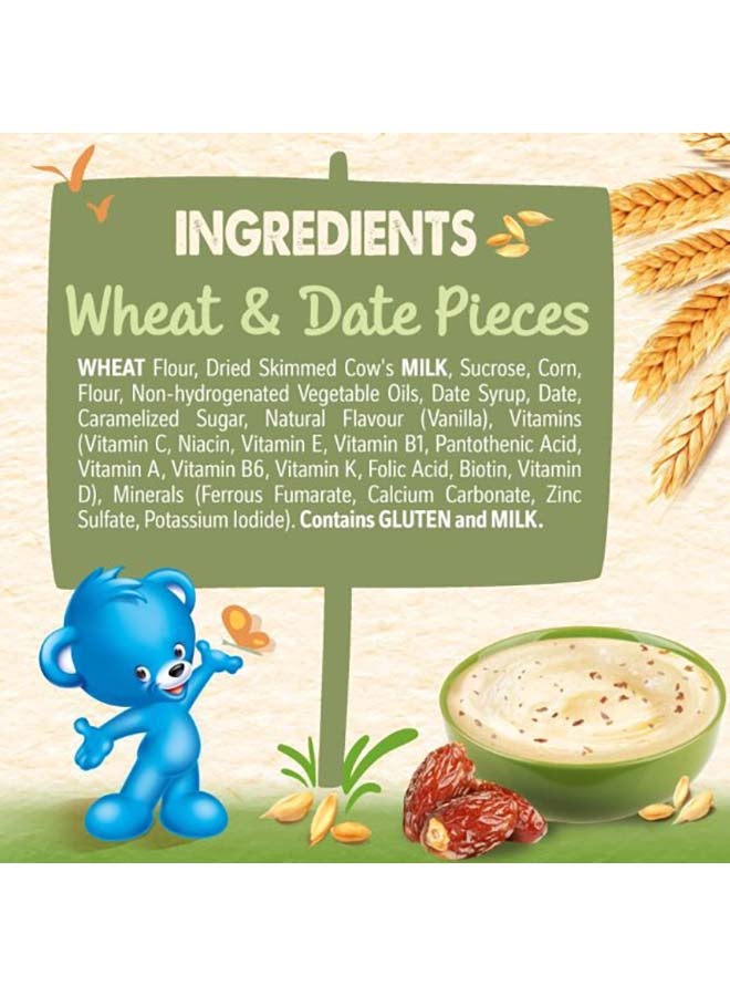 Cerelac - Nestle  Wheat And Date Pieces Baby Cereal Food 400grams - Image 1