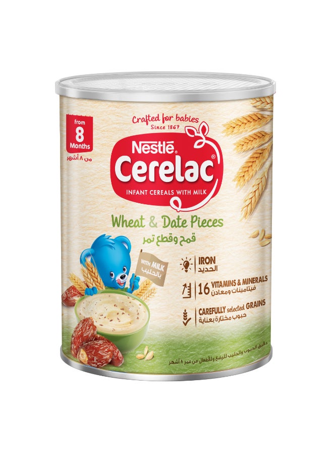 Cerelac Wheat And Dates Pieces With Milk Cereal 400grams - Image 2