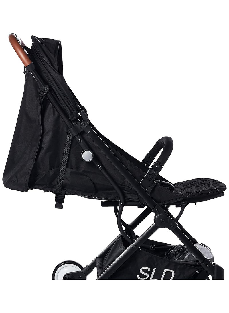 Travel Lite Stroller SLD Extra Wide Seat And Single Hand Fold - Black - pnsku/N26027741A/45/_/1707303571/3e26e5b3-195f-4a75-b9cc-c32d9ddafe19