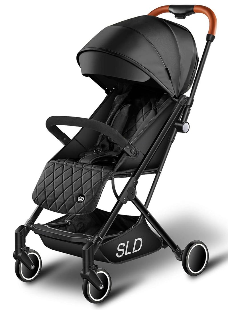 Travel Lite Stroller SLD Extra Wide Seat And Single Hand Fold - Black - pnsku/N26027741A/45/_/1707303575/6ce1151d-c607-4d4a-ac7a-37b68c6dfa70