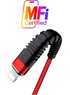 FLOVEME High Speed Data Cable For Apple iPhone Red  - Image 1