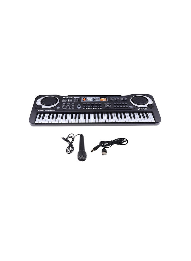 Unique 61 Keys Digital Electric Piano With Microphone Portable Electronic Keyboards Set - Image 3