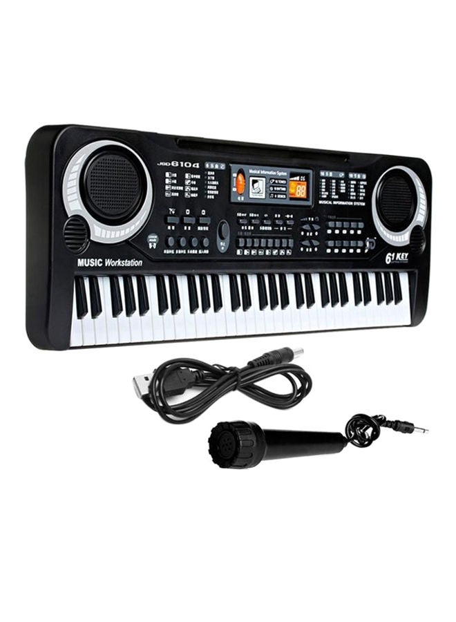 Unique 61 Keys Digital Electric Piano With Microphone Portable Electronic Keyboards Set - Image 1