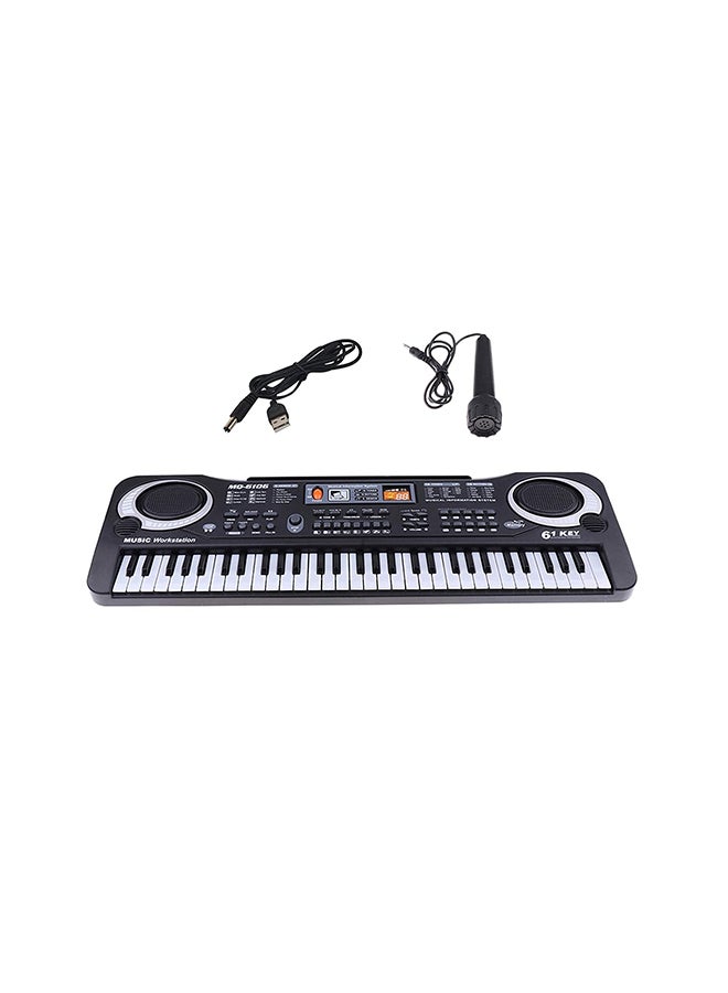 Unique 61 Keys Digital Electric Piano With Microphone Portable Electronic Keyboards Set - Image 4