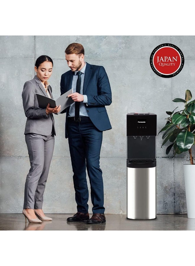 Panasonic - Stainless Steel Water Dispenser SDM-WD3438BG Black/Silver - Image 1