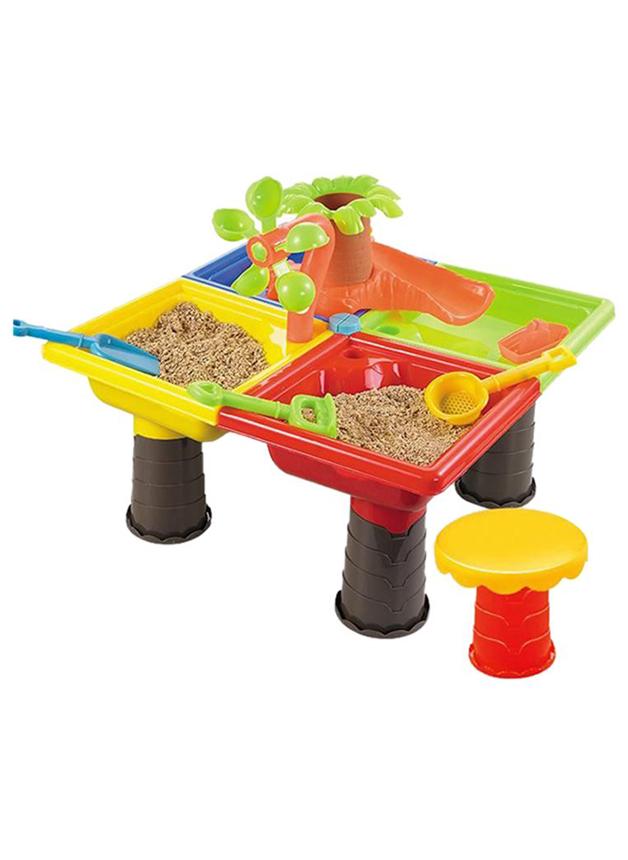بيوينتي طقم ألعاب رملية بتصميم فريد ومتين للأطفال 18x14x18بوصة - Image 1